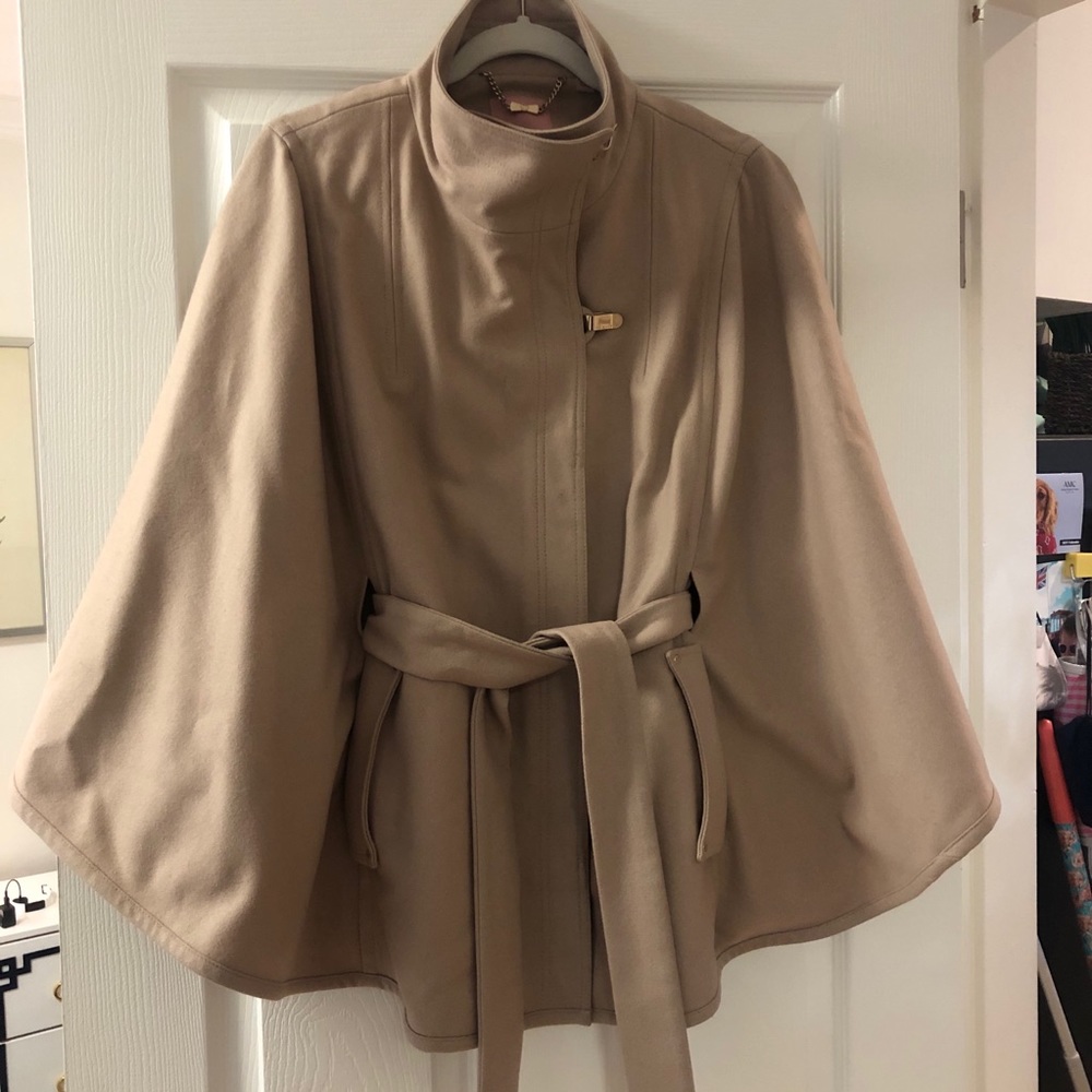 Like New Ted Baker Cashmere Cape Coat M/L